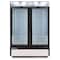 Maxx Cold Double Glass Door Ice Merchandiser Freezer, 54 in.W, 48 cu. ft. Storage Capacity, in White MXM2-48FHC-ICE - alternate 3